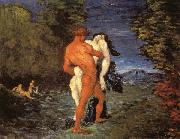 Paul Cezanne L'Enlevement oil painting artist